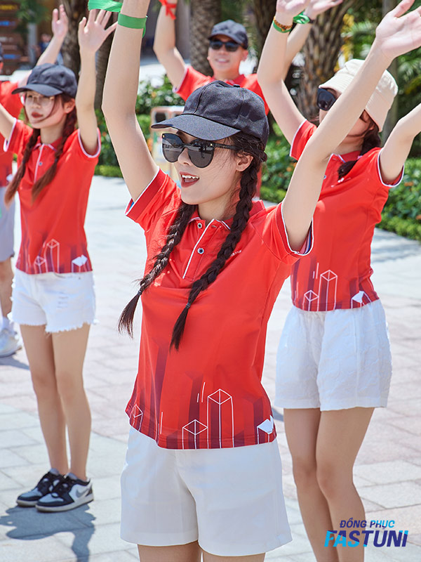 Thanh lịch và trẻ trung với mẫu áo polo đồng phục team building