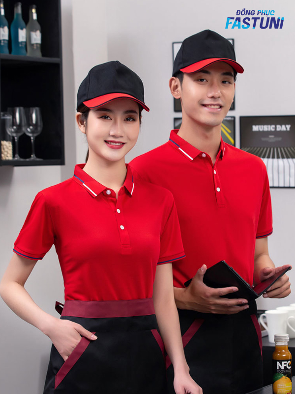 Thiết kế áo polo đồng phục năng động và trẻ trung 