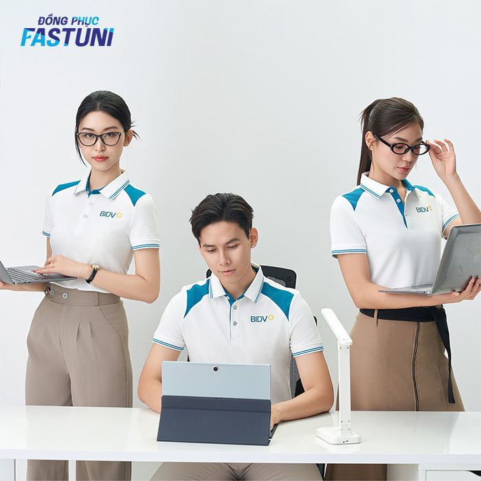 Áo đồng phục Hà Tĩnh ưu tiên các chất liệu thoáng khí, thấm hút tốt 