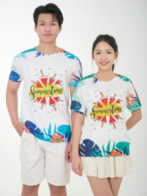 Áo Đồng Phục Cổ Tròn Telex Thái