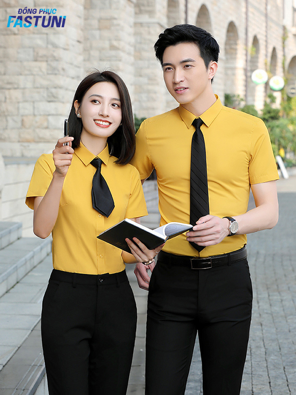 Đồng phục áo sơ mi mang phong cách sang trọng và lịch lãm