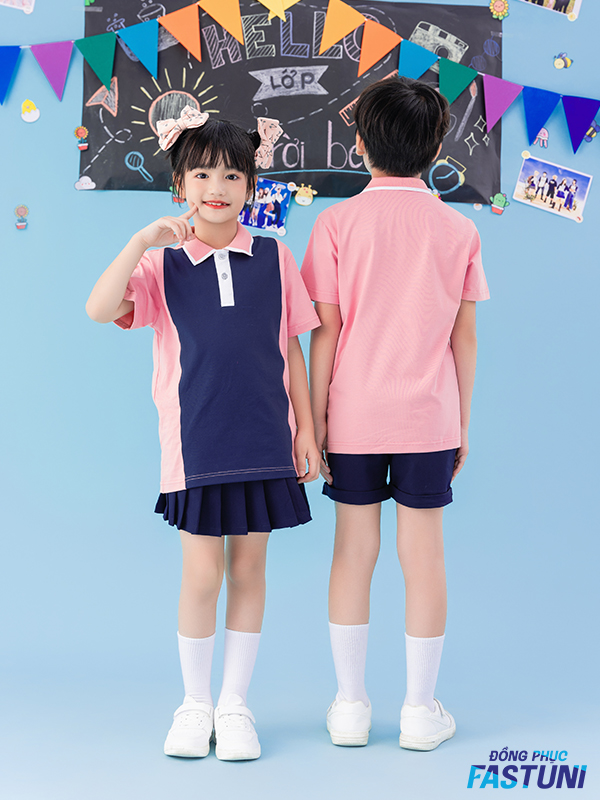 Mẫu đồng phục mầm non năng động và đáng yêu