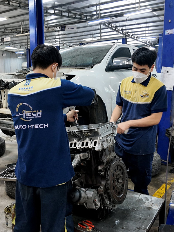 Mẫu áo thun đồng phục Auto i -Tech 