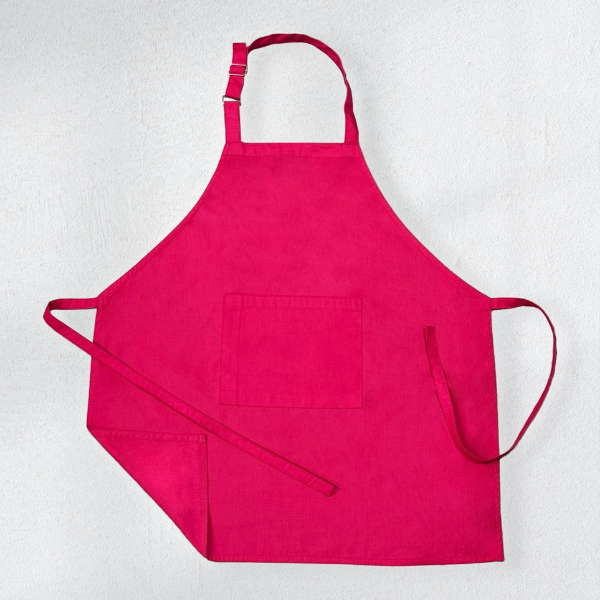 tạp dề đồng phục yếm 06 hồng