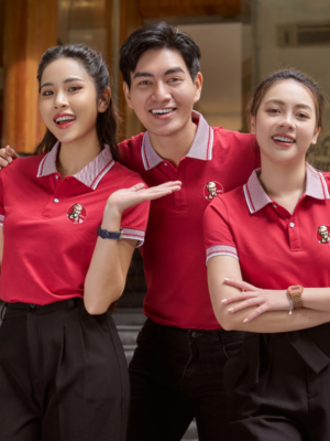 Alternative view of Đồng Phục Quán Ăn Phối Cổ Dệt