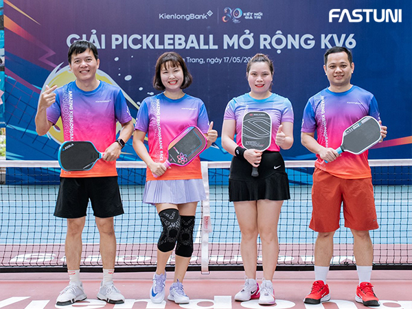 Mẫu áo thun đồng phục Pickleball in 3D