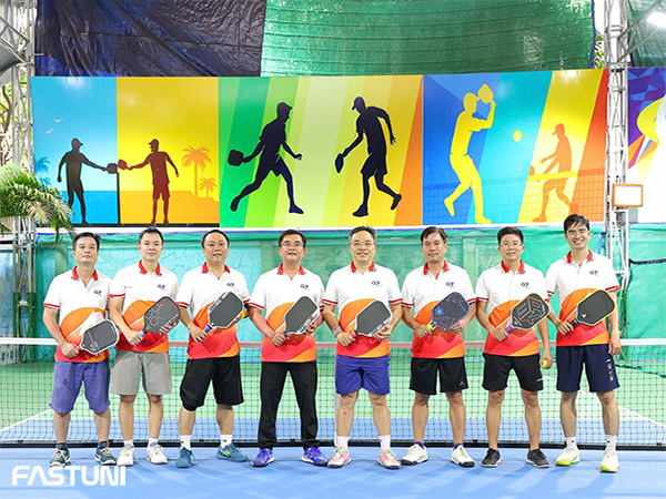 Mẫu đồng phục áo polo Pickleball in chuyển nhiệt