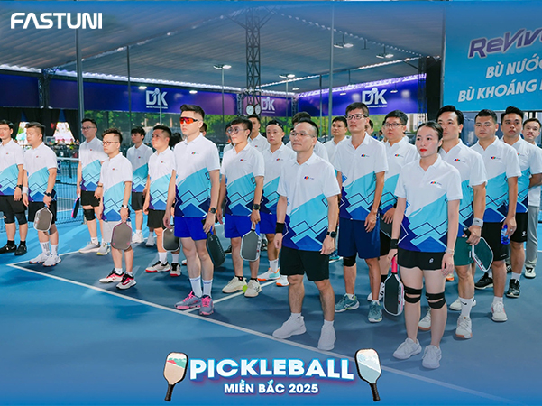 Mẫu đồng phục áo polo phối thân Pickleball