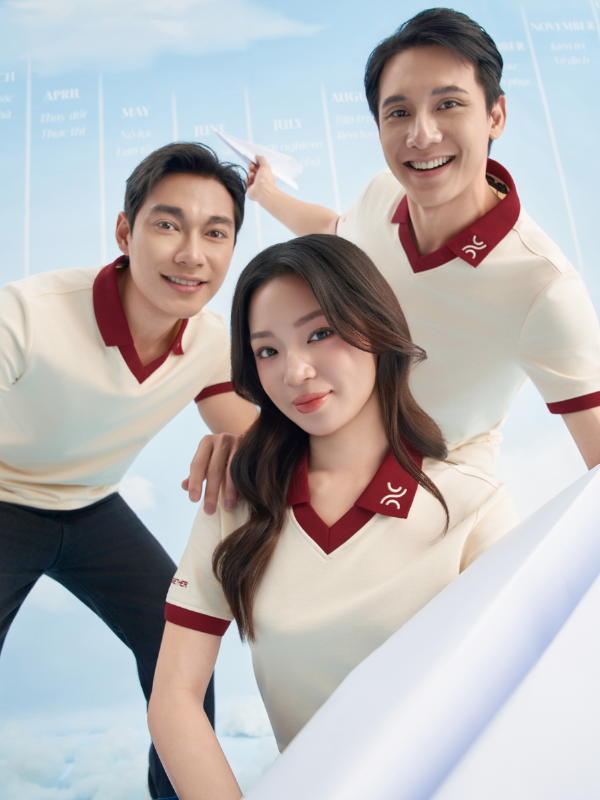 Alternative view of Đồng Phục Áo Polo Cổ Tim