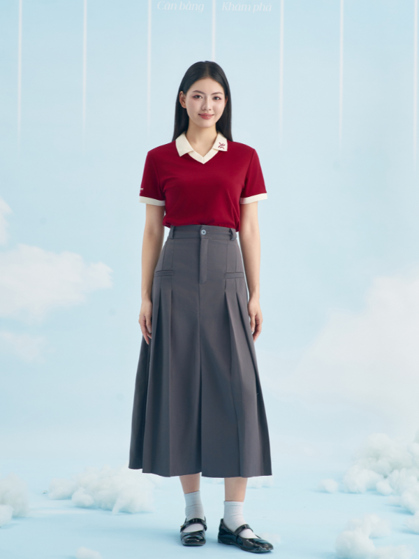 Đồng Phục Áo Polo Cổ Tim - Ảnh 6