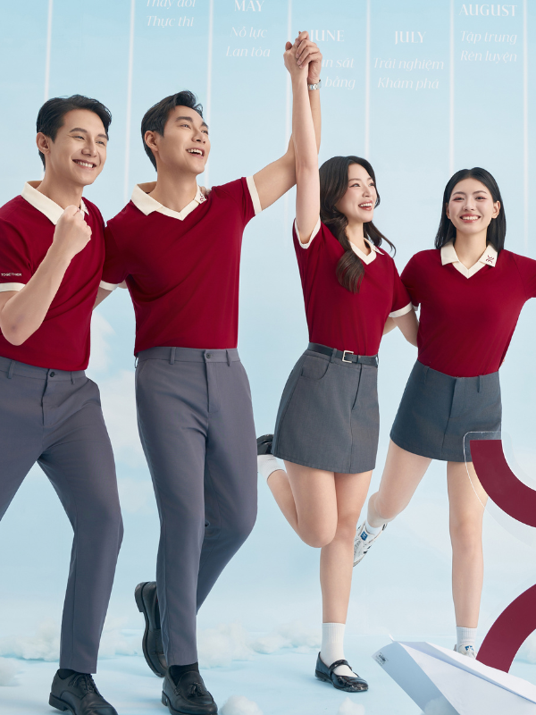 Đồng Phục Áo Polo Cổ Tim - Ảnh 3