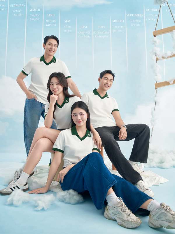 Đồng Phục Áo Polo Cổ Tim - Ảnh 4