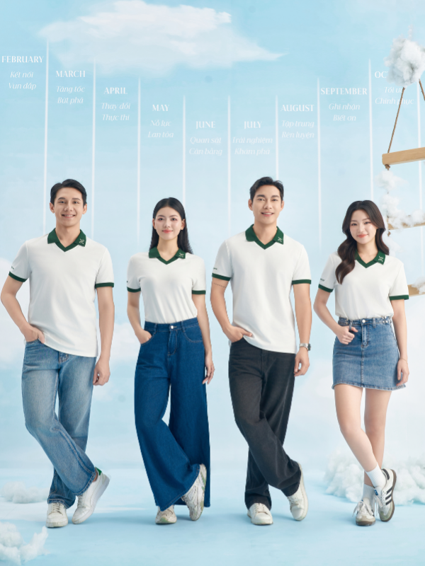 Đồng Phục Áo Polo Cổ Tim - Ảnh 3