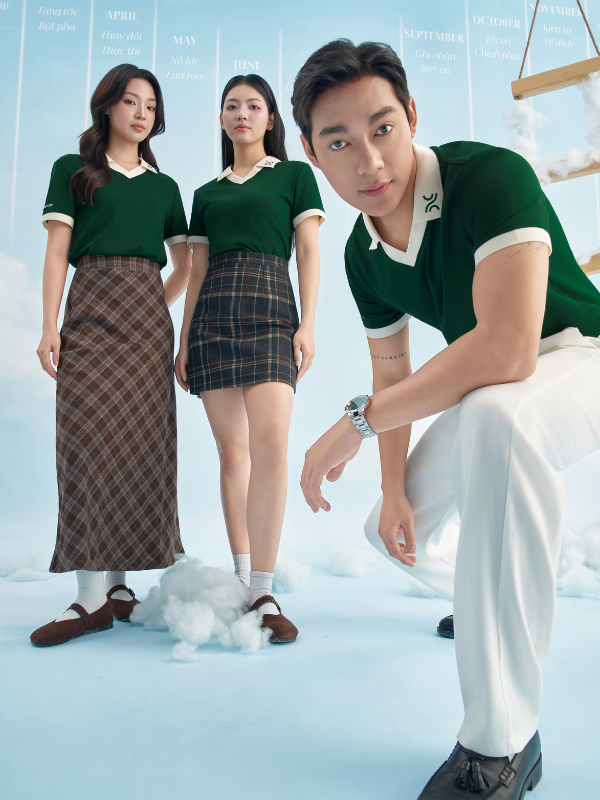 Đồng Phục Áo Polo Cổ Tim - Ảnh 3