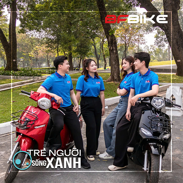 Feedback mẫu đồng phục áo thun B-F E.Bike được sản xuất bởi Đồng phục Fast Uni