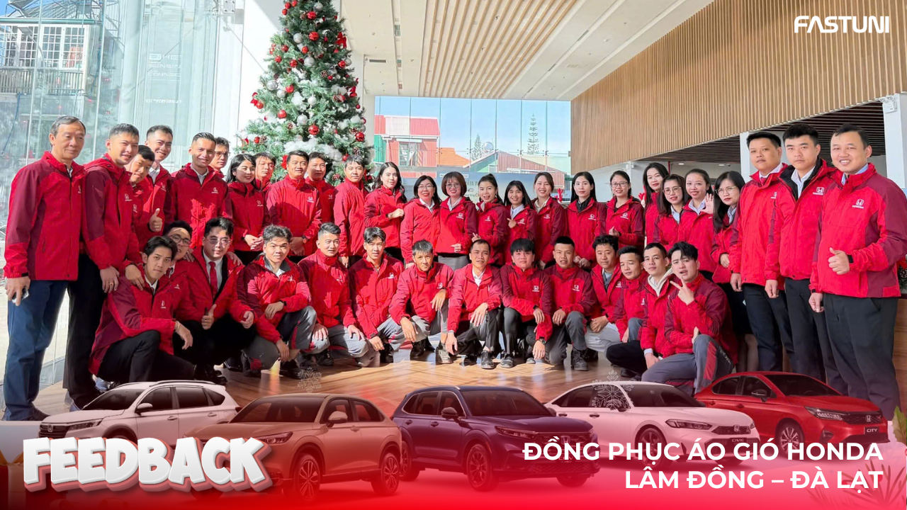 feedback đồng phục áo gió honda lâm đồng – đà lạt