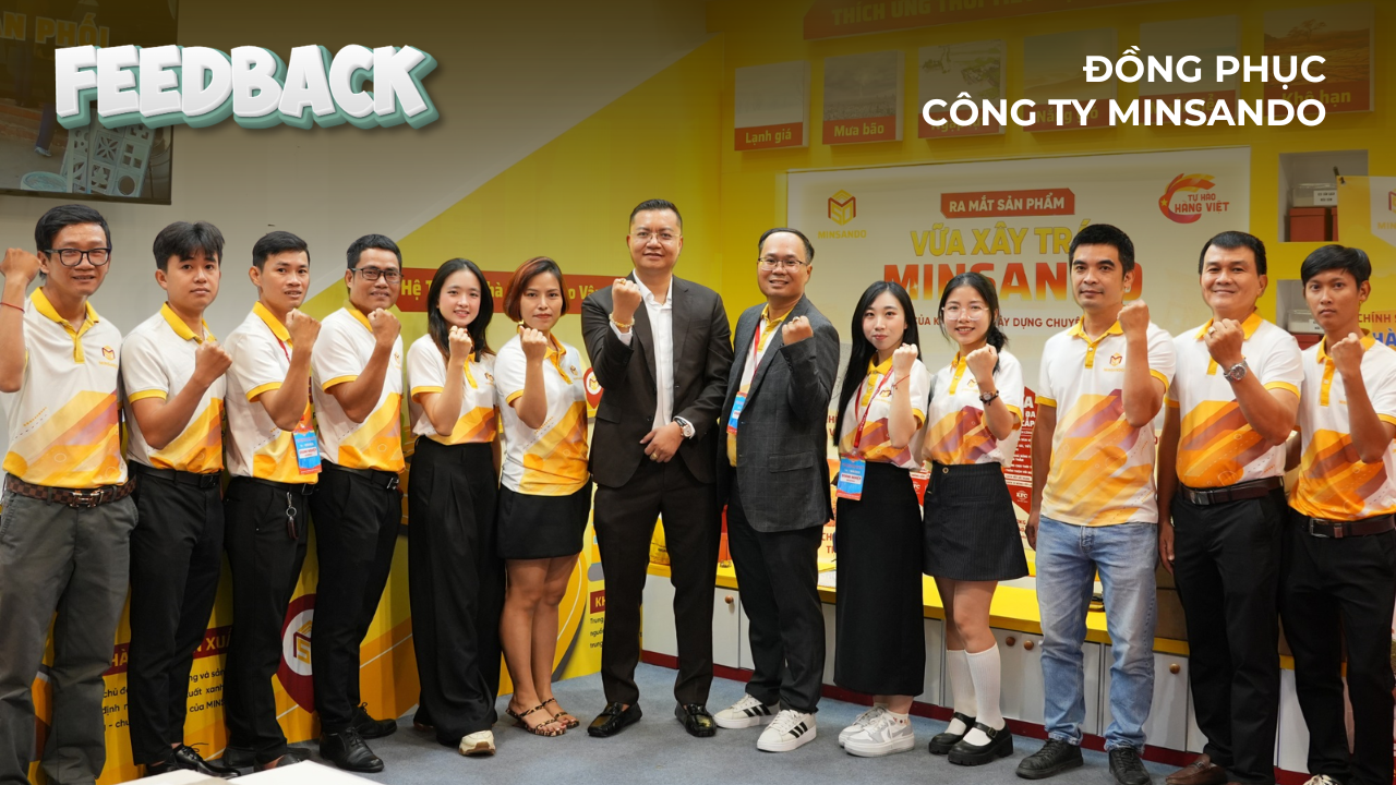 feedback đồng phục công ty minsando